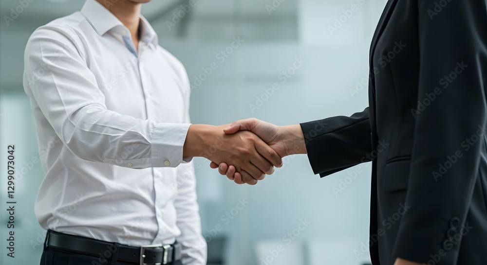 Fototapeta premium business man shaking hands