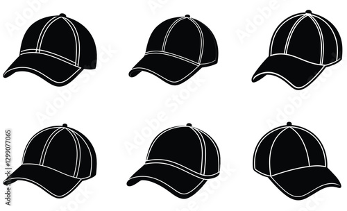 Baseball Cap silhouette vector