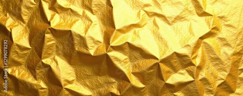 Wallpaper Mural Crumpled gold foil, rich texture, metallic sheen, gold leaf texture, design background Torontodigital.ca