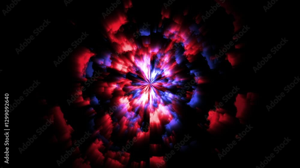 fireworks on the black sky motion graphic animation on isolated social media black background.4K footage video effect template. fireworks on the black sky motion graphic animation on isolated social media black background.4K footage video effect template.