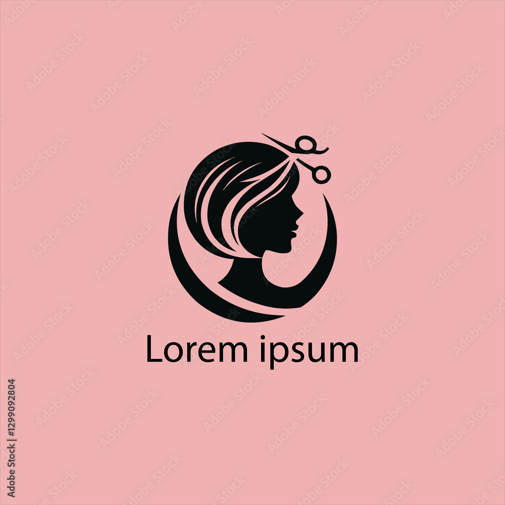 Creative Hairdresser Logo for Branding Creative Hairdresser Logo for Branding