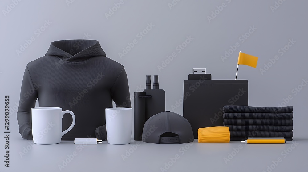 Fototapeta Promotional Items Display