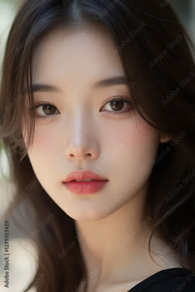 custom made wallpaper toronto digitalAsian Beautiful Female taking a Selfie Photo - Profile Picture - Young Woman outside on Sunny Day in the City - Eastern Lady in Fashionable Clothing - Modelling for Camera Social Media