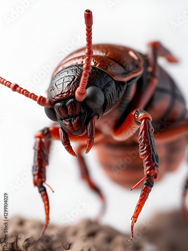 3d rendered illustration of a head louse photo