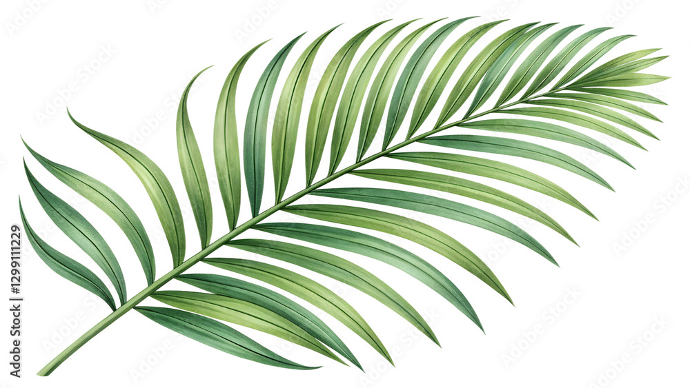 green leaf isolated on white green leaf isolated on white