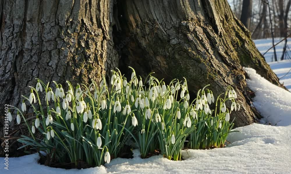 spring in the forest