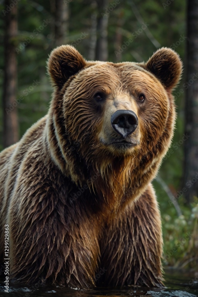 brown bear portrait brown bear portrait