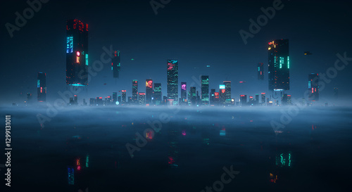 abstract city lights