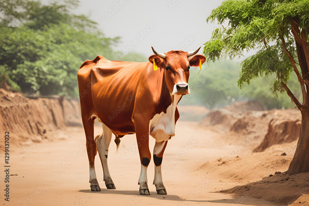 Cow Isolated