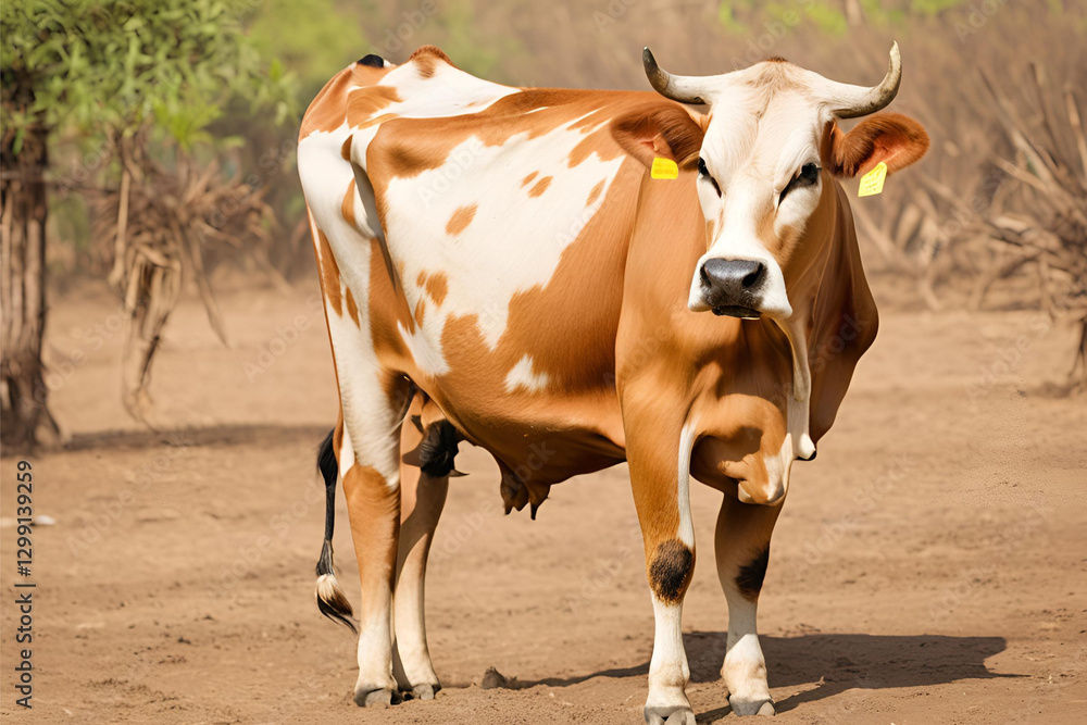Cow Isolated