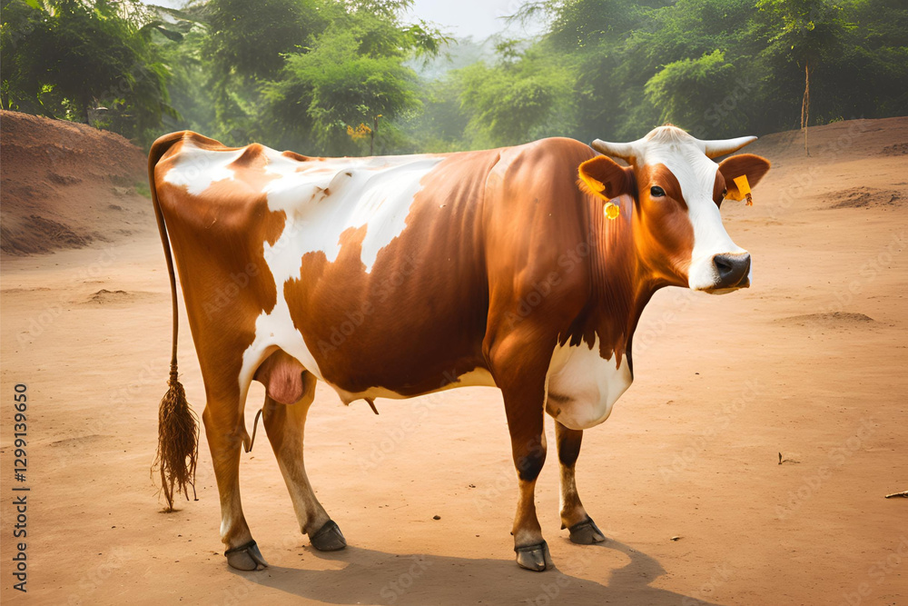 Cow Isolated