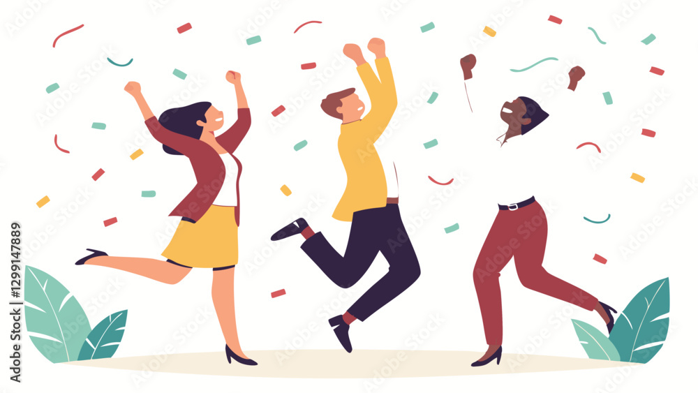 business team of winners vector business team of winners vector