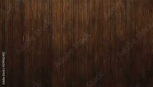 Wooden wall background. Wood texture. Old vintage grunge rustic wood surface. Brown wooden background.
