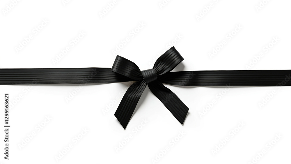 Fototapeta premium black belt isolated karate martial arts mastery