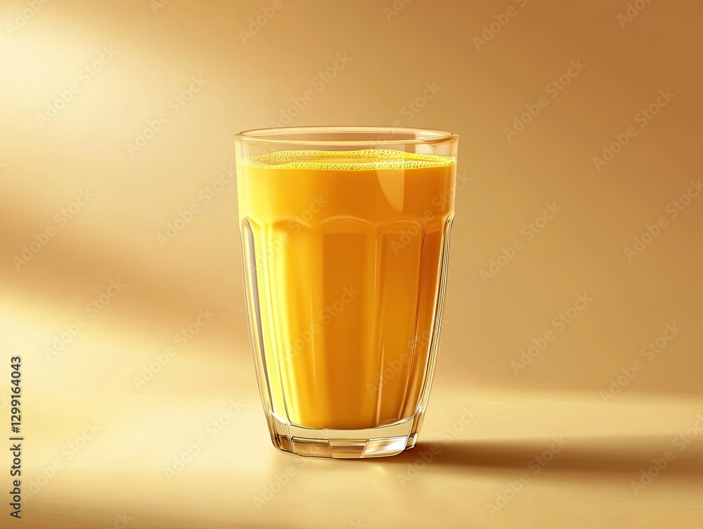 Golden refreshment, A captivating glass of freshly squeezed citrus drink Golden refreshment, A captivating glass of freshly squeezed citrus drink