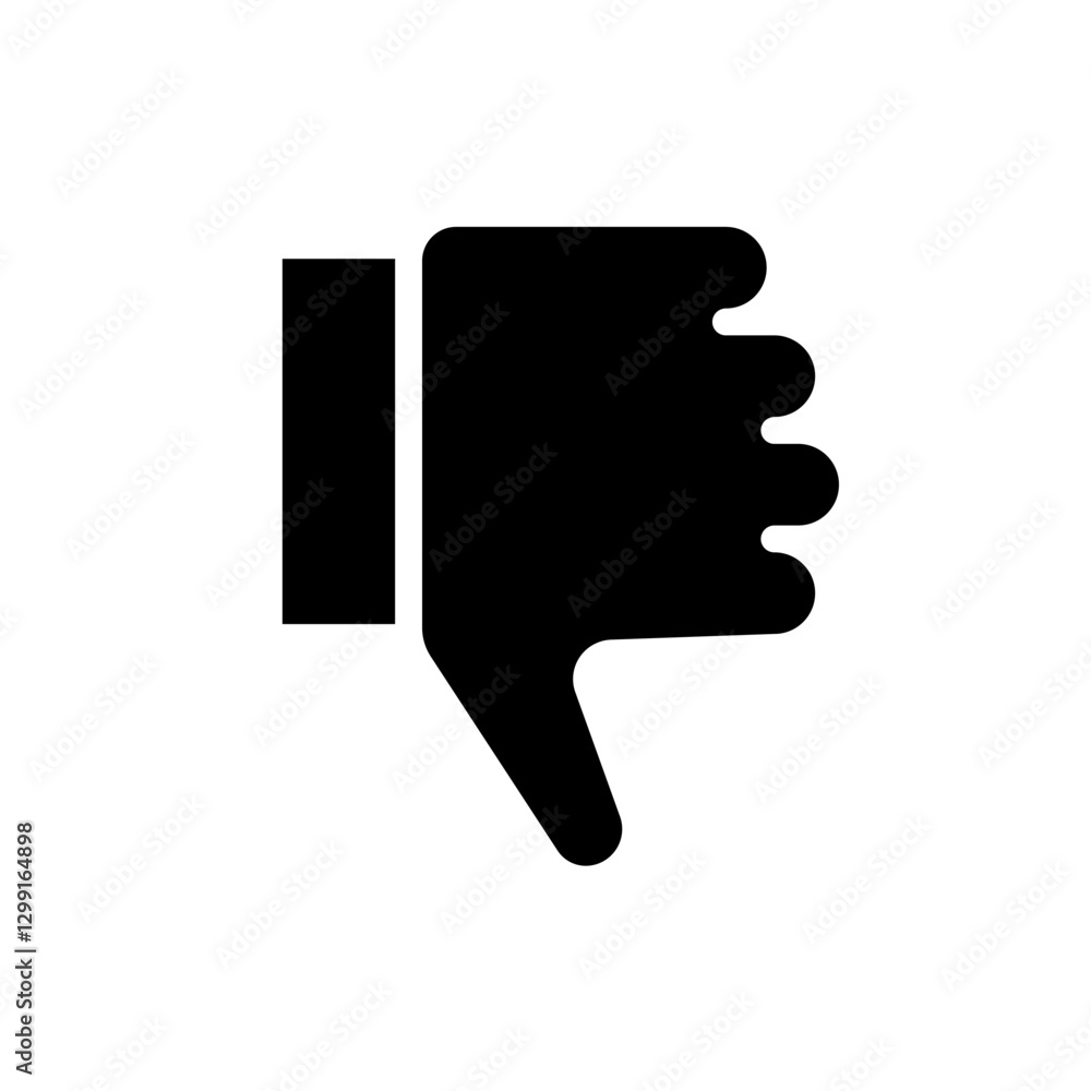 thumbs down, dislike - vector icon thumbs down, dislike - vector icon