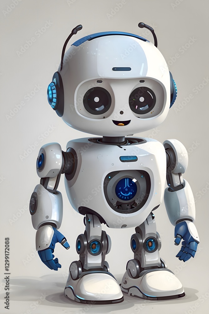 blue screen robot toy blue screen robot toy