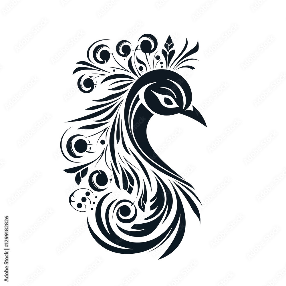 peacoack - Minimalist and Flat Logo - Vector illustration.for making logo png pic in top seller. peacoack - Minimalist and Flat Logo - Vector illustration.for making logo png pic in top seller.