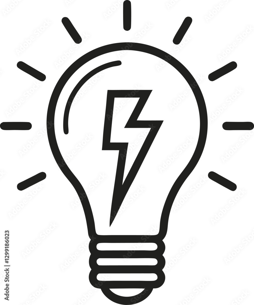 light-bulb-with-lightning-editable-stroke light-bulb-with-lightning-editable-stroke