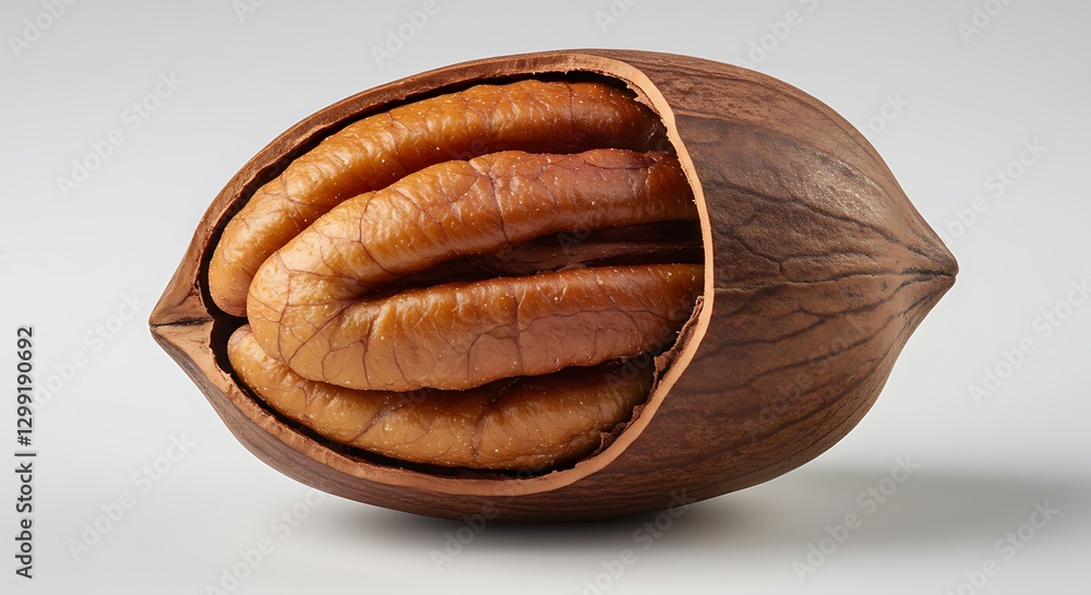 Pecan Nut Kernell Dramatic Macro Food Studio Shoot High-Resolution Pecan Nut Kernell Dramatic Macro Food Studio Shoot High-Resolution