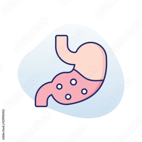 Stomach vector icon