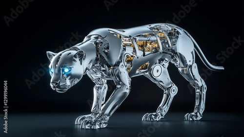Futuristic Robotic Panther