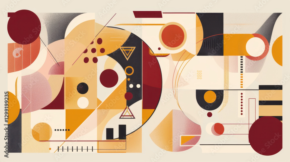 Obraz premium modern geometric vector background