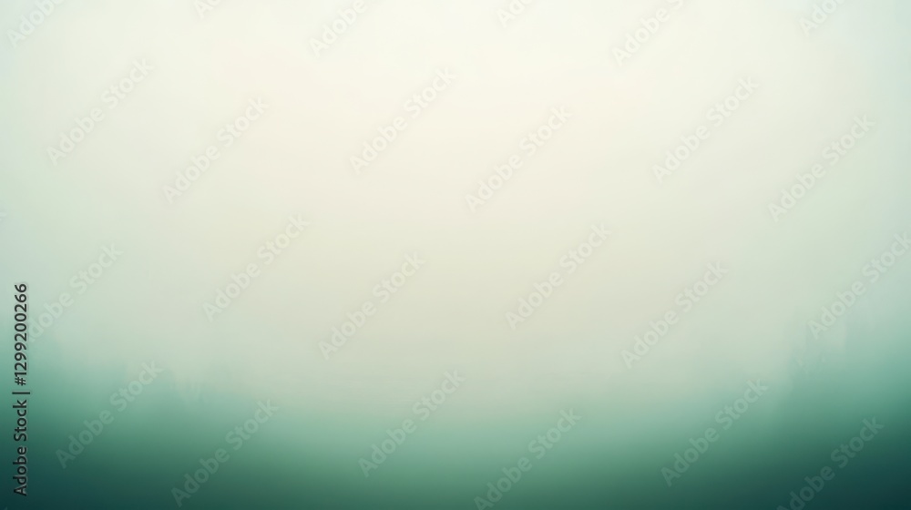 Obraz premium Misty Mountain Landscape: A Tranquil Foggy Morning View