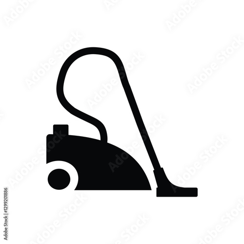 Vacuum-cleaner icon. Simple vector sign.