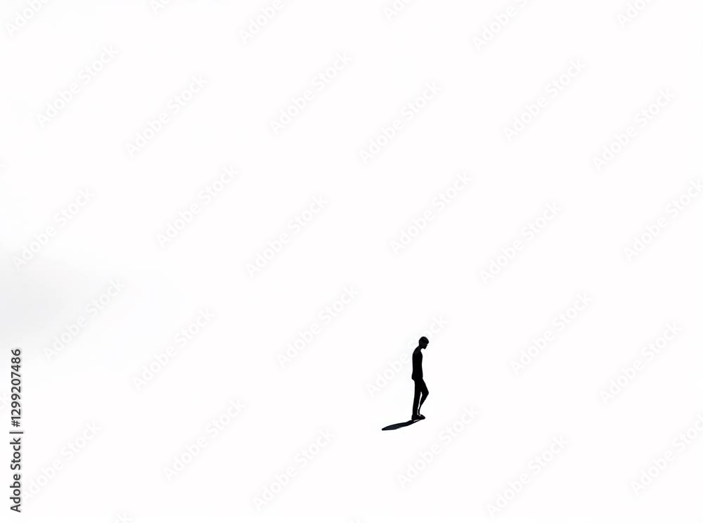 Walking Silhouette in blank font for graphic resources (Video) Walking Silhouette in blank font for graphic resources (Video)