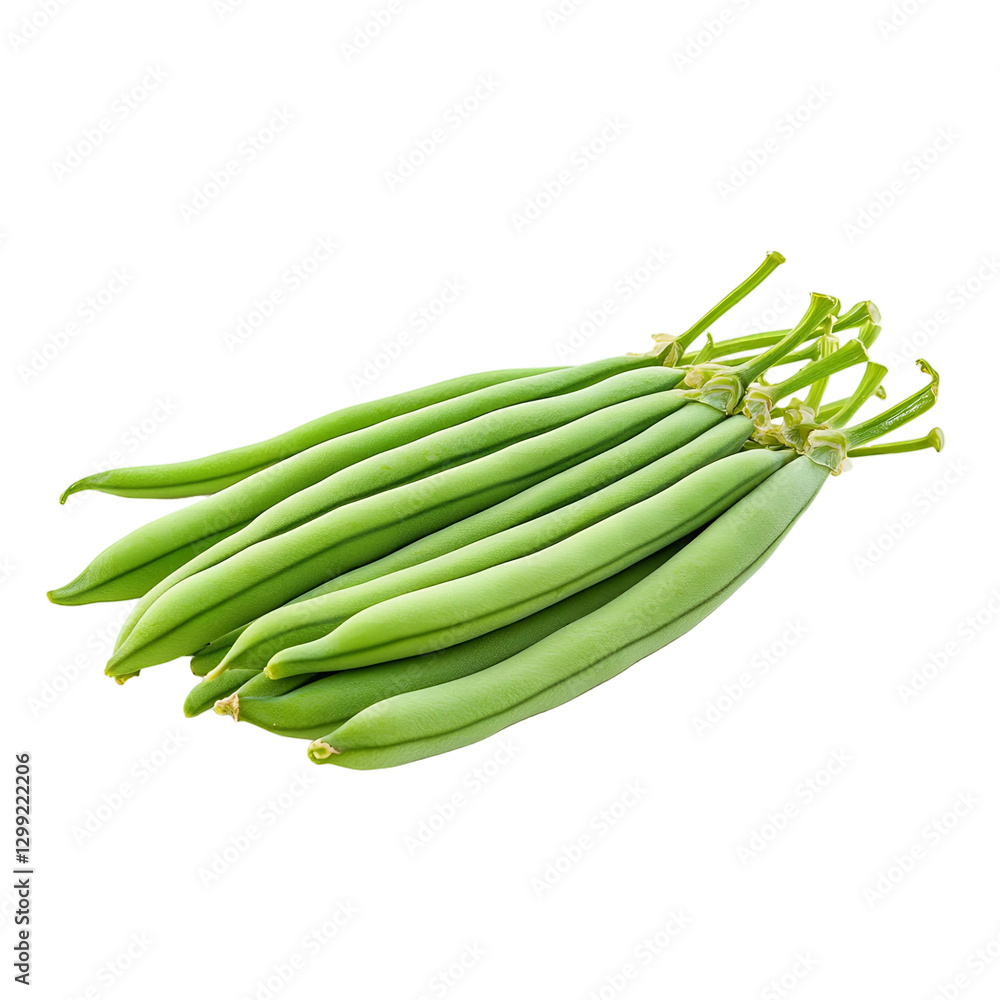 Fresh Green Beans Harvest Bunch of Organic String Beans Healthy Vegetable Fresh Green Beans Harvest Bunch of Organic String Beans Healthy Vegetable