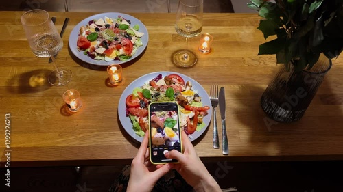 Engaging food content for social media, viral food post with aesthetic photography, trendy food styling for high engagement, eye-catching visuals for digital growth.