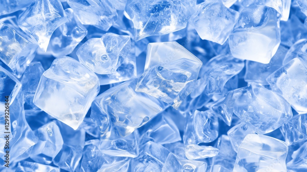 Ice cubes background Ice cubes background