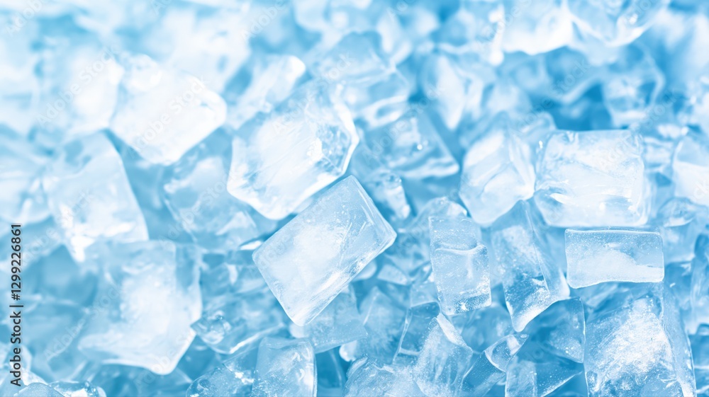 Ice cubes background Ice cubes background
