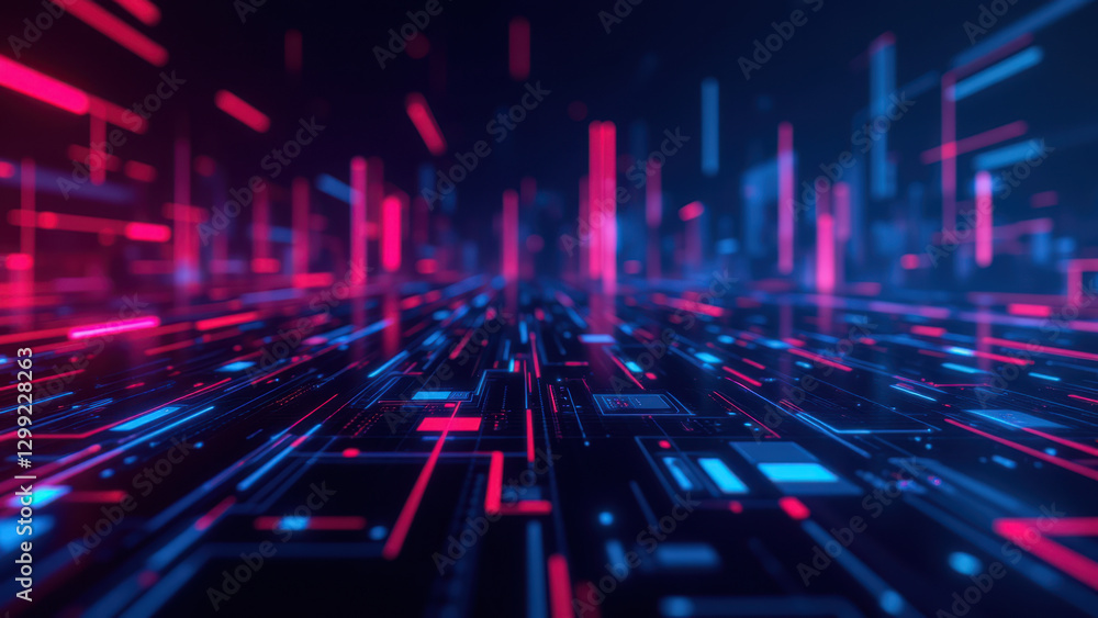 A vibrant abstract digital art with a cosmic theme, evoking a sense of technology and innovation. A vibrant abstract digital art with a cosmic theme, evoking a sense of technology and innovation.