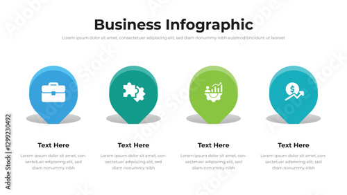 Business infographic presentation layout fully editable.