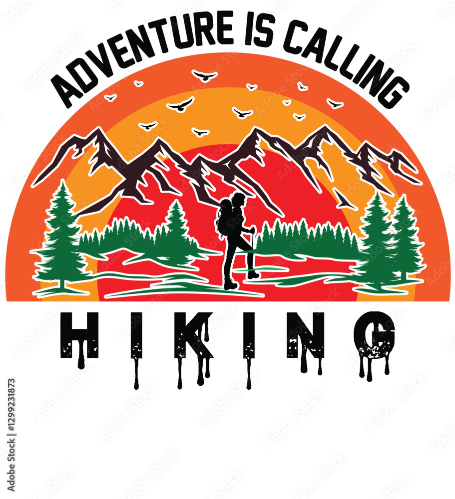 Obraz premium Mountain t-shirt design