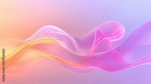 Wallpaper Mural Dynamic abstract art, colorful waves background for modern designs and creative projects Torontodigital.ca