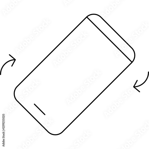 Tilt Device icon single vector illustration