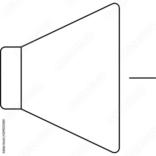 Volume Down icon single vector illustration