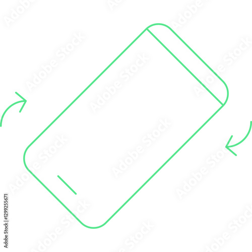 Tilt Device icon single vector illustration