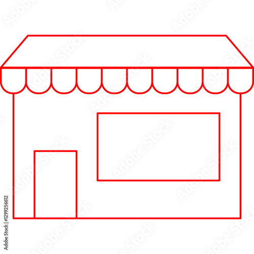 Stop icon single vector illustration