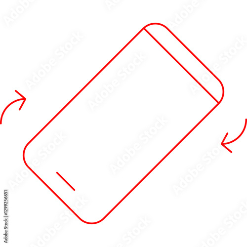 Tilt Device icon single vector illustration