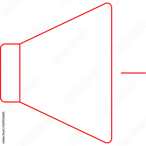 Volume Down icon single vector illustration