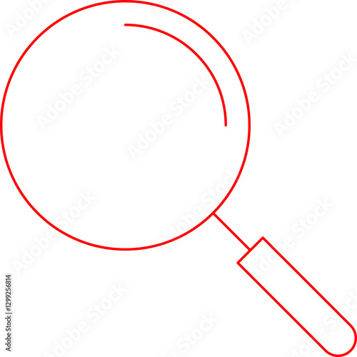 Zoom icon single vector illustration