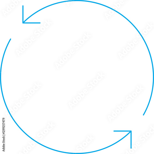 Rotate icon single vector illustration