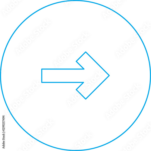 Right icon single vector illustration