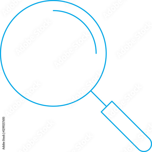 Zoom icon single vector illustration