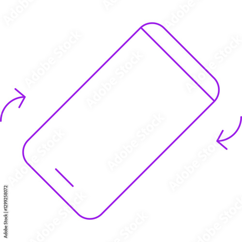 Tilt Device icon single vector illustration