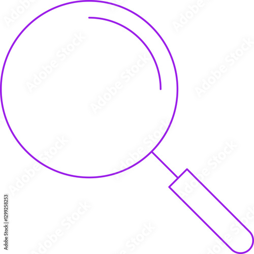 Zoom icon single vector illustration